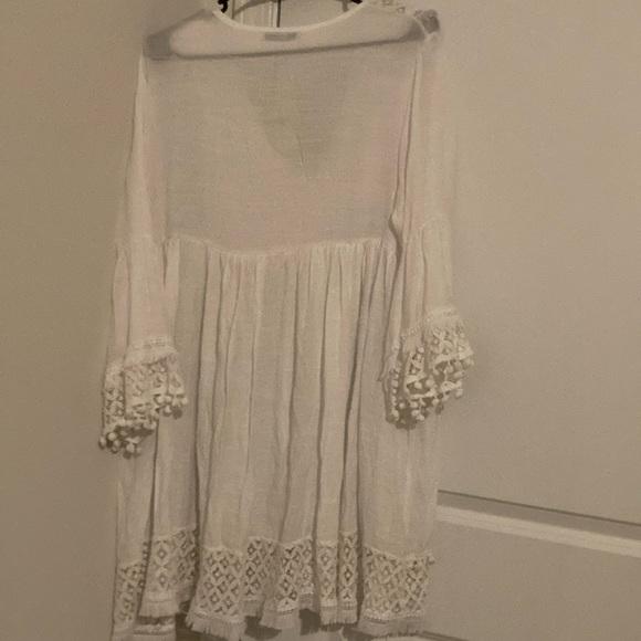 White Boho Chic Dress - Picture 7 of 8